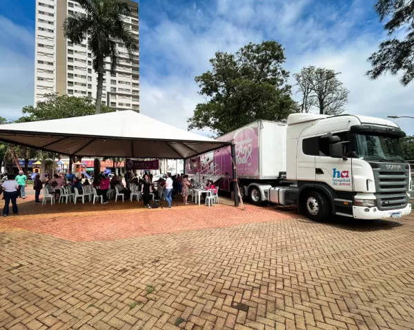 Carreta do Hospital de Amor já está em Ourinhos e realiza exames preventivos gratuitos em parceria com a Secretaria da Mulher
