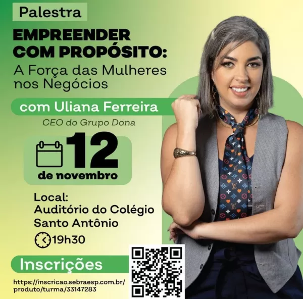 Sebrae-SP e CMEC da ACE Ourinhos realizam palestra sobre empreendedorismo feminino 