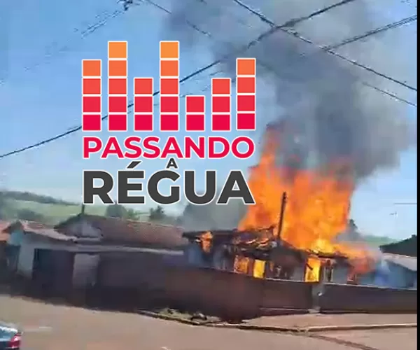 Incêndio destrói casa em Irapé, Chavantes