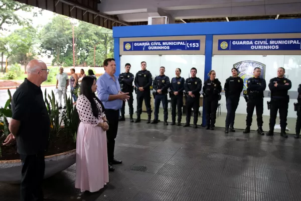 Prefeitura de Ourinhos inaugura base da GCM no Terminal Rodoviário para reforçar segurança; secretário anuncia novo concurso público 
