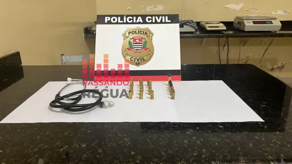 Polícia Civil prende três homens por furtos e apreende munições de calibre restrito em Bernardino de Campos