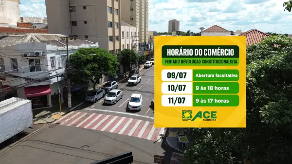 Comércio de Ourinhos terá abertura facultativa no feriado de 9 de Julho