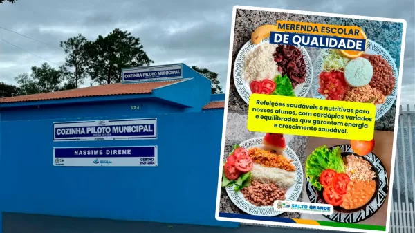 Merenda escolar servida aos alunos em Salto Grande tem qualidade comprovada 
