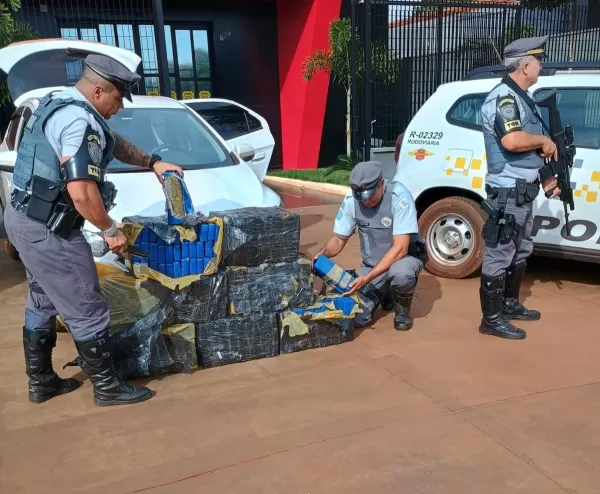 Polícia Rodoviária prende traficante com mais de 208 kg de maconha em Palmital 