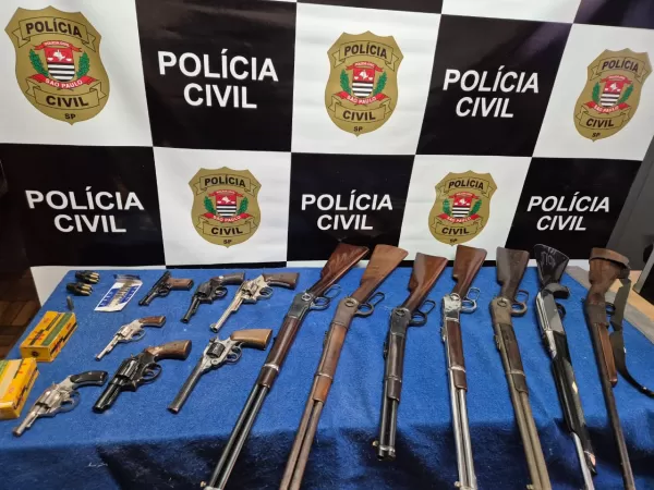 Homem é preso com 14 armas de fogo em bairro nobre de Ourinhos