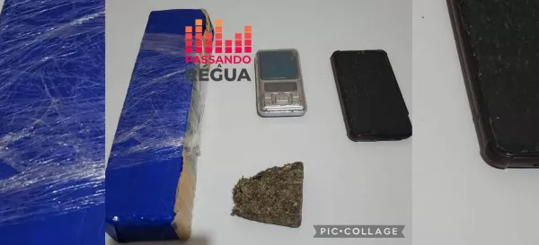 Homem é preso com quase 1 kg de maconha em Ourinhos após abordagem da Força Tática