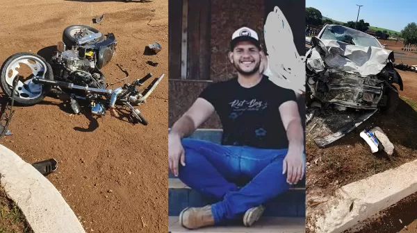 Jovem de 28 anos morre em acidente de moto no trevo próximo à usina em Bandeirantes