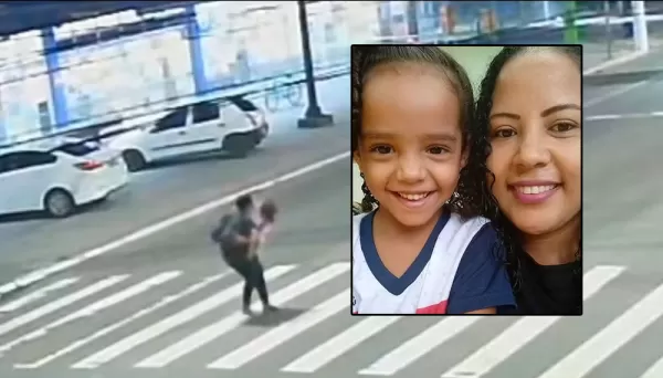 VÍDEO: mãe e filha são atropeladas em faixa de pedestre no ES; motorista fugiu sem prestar socorro