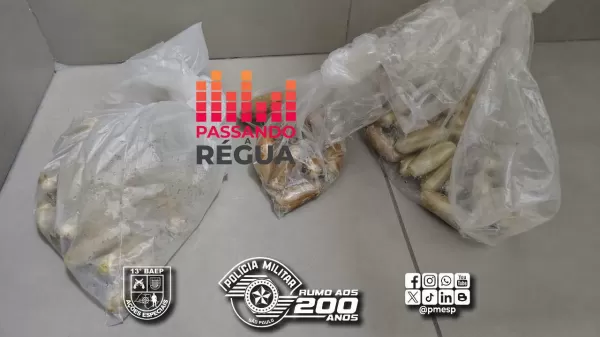 BAEP prende bolivianos que engoliram 140 cápsulas de droga na SP-225 em Santa Cruz do Rio Pardo