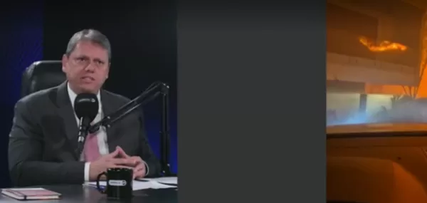 Tarcísio diz que estado de SP não tem mais focos ativos de queimadas; três foram presos por provocar incêndios criminosos no interior