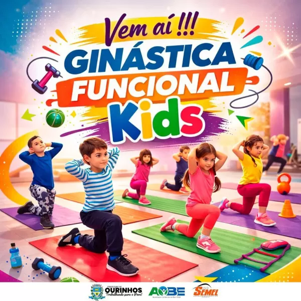 Secretaria de Esportes lança projeto “Ginástica Funcional Kids” para crianças em Ourinhos