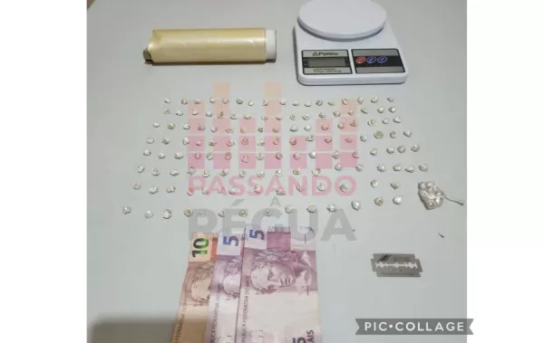 Polícia Militar prende irmãos por tráfico de drogas no Jardim Itamaraty, em Ourinhos