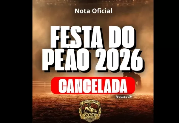 Prefeitura de Ipaussu cancela Festa do Peão 2026 após determinação judicial