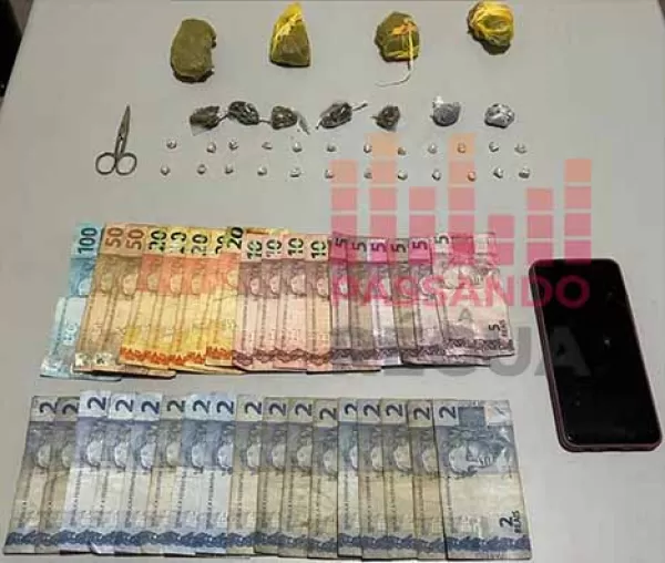 Jovem de 19 anos é preso em flagrante por tráfico de drogas no Jardim Itamaraty, em Ourinhos