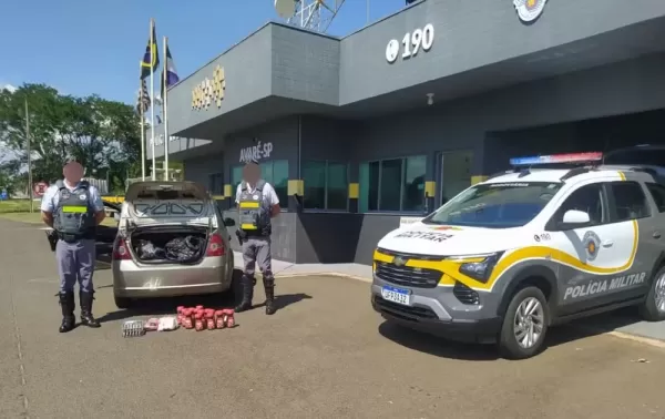 Trio de estrangeiros é preso na Castello Branco após furtar mais de 400 produtos de comércio em Assis 