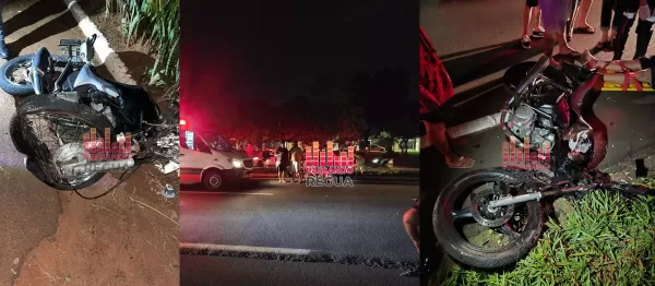 Dois motociclistas ficam gravemente feridos em colisão frontal na Rodovia Mello Peixoto, em Ourinhos