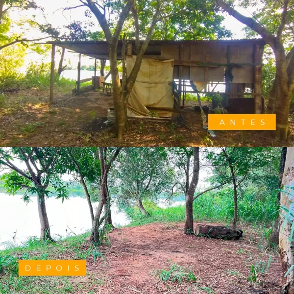 Operação ambiental desmobiliza construções irregulares em Palmital