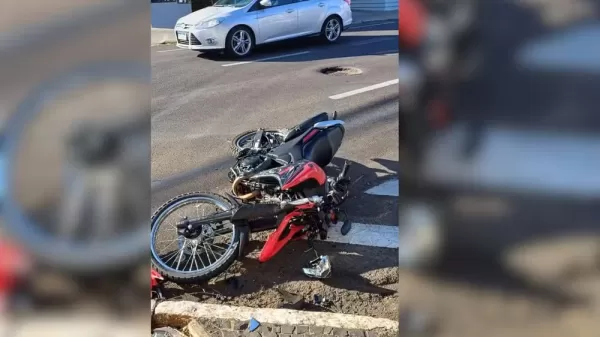 Motociclista perde o braço em grave acidente durante ultrapassagem em Marília
