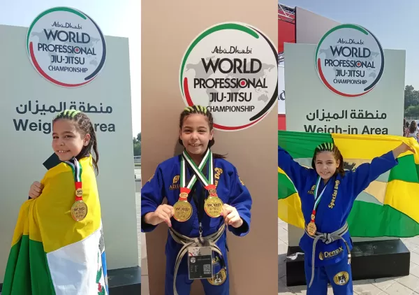 Ourinhense Gabrielly Valentina conquista título mundial de jiu-jitsu em Abu Dhabi