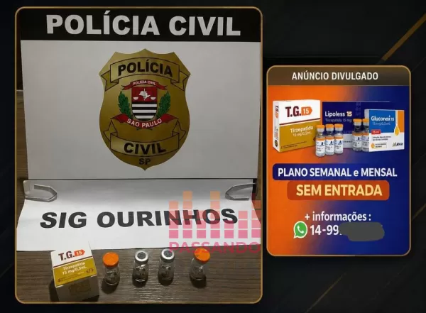 Mulher é presa em flagrante por vender remédio emagrecedor sem procedência em Ourinhos