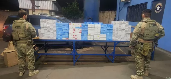 PRF apreende carga de eletrônicos avaliada em mais de R$ 550 mil em Jacarezinho 