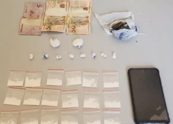 Homem é preso por tráfico de drogas no bairro Recanto dos Pássaros, em Ourinhos