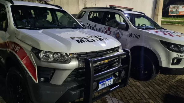 Casal é preso por tráfico de drogas durante operação da Força Tática em Bernardino de Campos