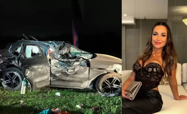 Empresária morre após Porsche colidir contra poste em Balneário Camboriú; motorista é presa com sinais de embriaguez
