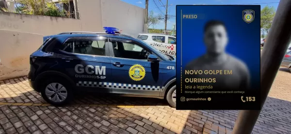 GCM de Ourinhos prende funcionário que desviava dinheiro de vendas no comércio local