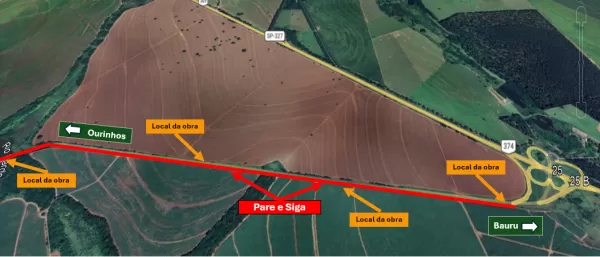Manutenção do pavimento altera tráfego no acesso a Ourinhos nesta sexta e sábado