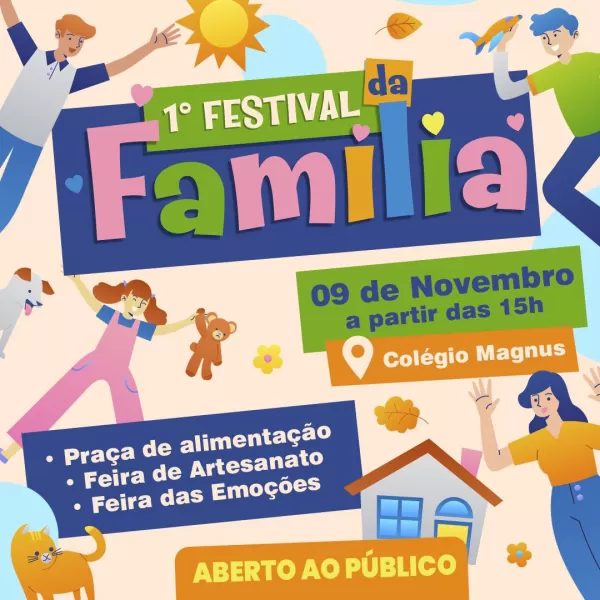 Ourinhos recebe 1º Festival da Família do Colégio Magnus neste sábado com entrada gratuita