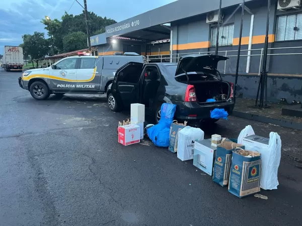TOR apreende mercadorias do Paraguai avaliadas em R$ 25 mil durante operação em Ourinhos