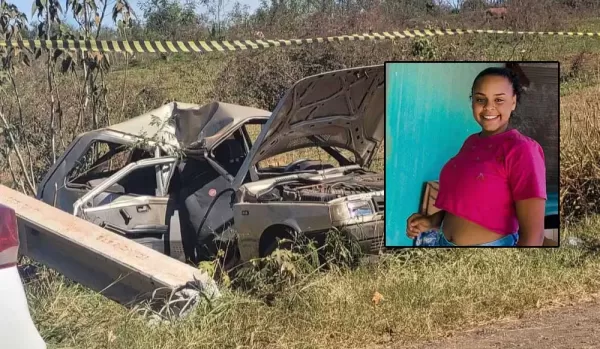 Jovem morre em acidente na zona rural de Paraguaçu Paulista; marido dirigia sem CNH