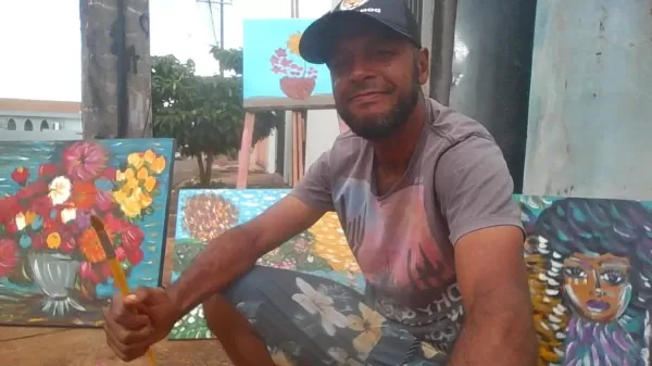 Artista de Ourinhos transforma cultura negra e memórias dos Bailes Blacks em obras expressionistas vibrantes