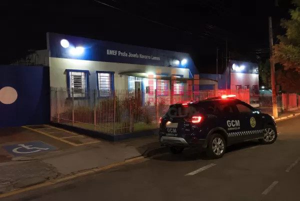 Homem é preso após furtar escola municipal em Ourinhos; sistema de videomonitoramento foi decisivo para a captura