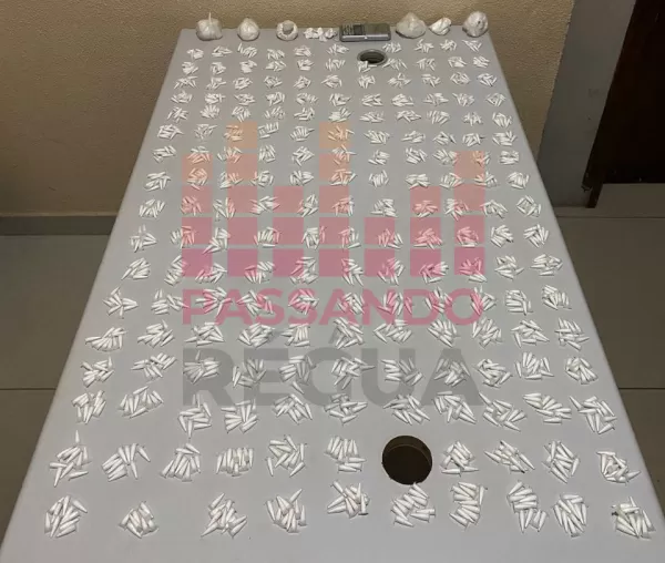 Homem é preso com mais de 1.830 porções de cocaína em Ourinhos