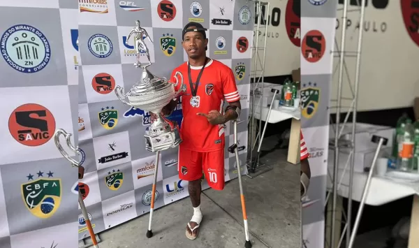 Atleta do time de futebol para amputados de Ourinhos não resiste e morre após acidente de carro 