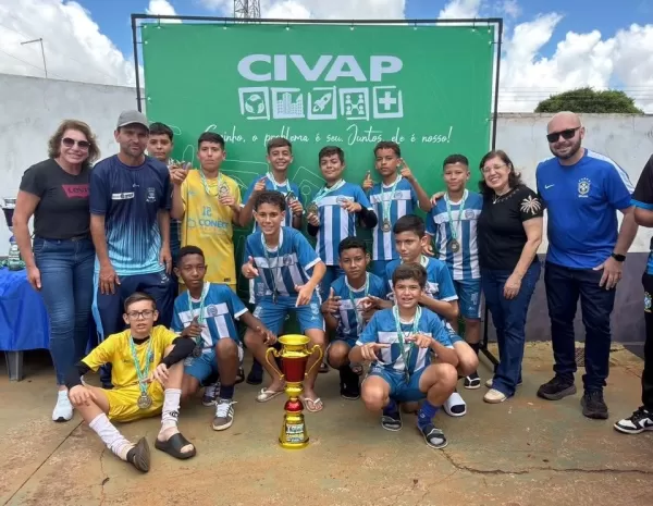 Ribeirão do Sul brilha na Copa CIVAP 2026 com título no Sub-13 e vice-campeonato no Sub-11