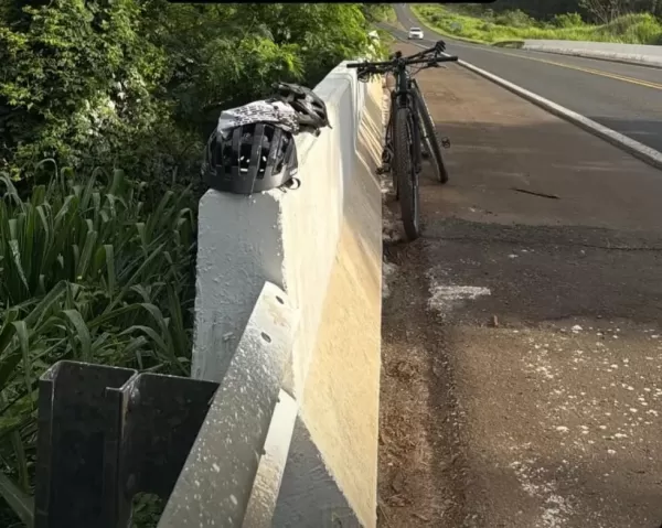 Corpo é encontrado no Rio das Cinzas, na BR-153, por ciclistas