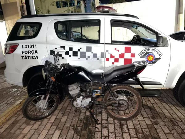 Força Tática da PM recupera motocicleta furtada e apreende adolescente em Ourinhos