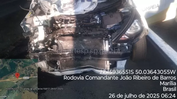 Grave acidente com cavalo na pista deixa duas pessoas feridas na SP-294, em Marília