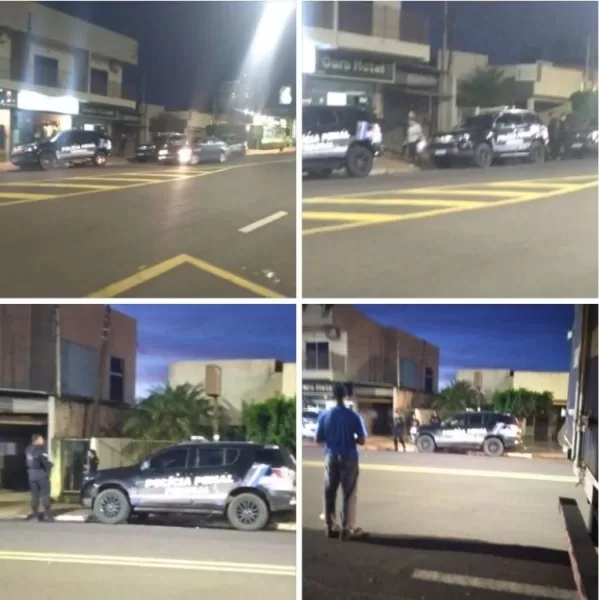 Viaturas da Polícia Penal Federal mobilizam hotel no centro de Ourinhos em ação sigilosa