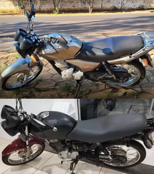 Polícia Militar recupera motos furtadas e dois homens são presos em Santa Cruz do Rio Pardo