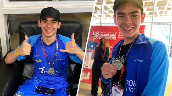Orgulho de Ourinhos! Jovem nadador paralímpico Luís Otávio conquista ouro e prata no Campeonato Brasileiro em São Paulo