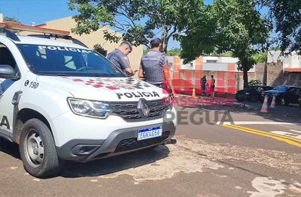 Motociclista de 50 anos fica ferido em acidente no Jardim Bandeirantes, em Ourinhos