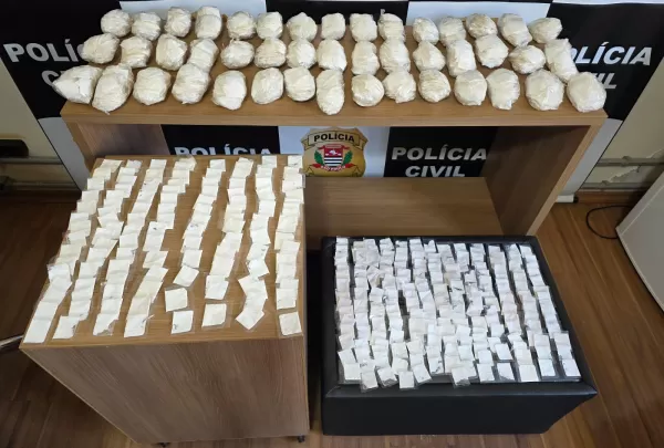Operação conjunta apreende mais de 3,6 kg de cocaína e prende traficante em Santa Cruz do Rio Pardo