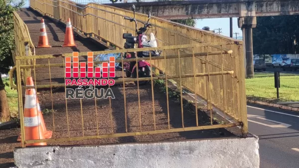 Mulher morre após mal súbito em passarela da Rodovia Raposo Tavares, em Ourinhos