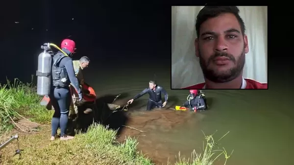 Criança anda mais de 3 km para pedir socorro ao pai após carro cair em represa no Paraná