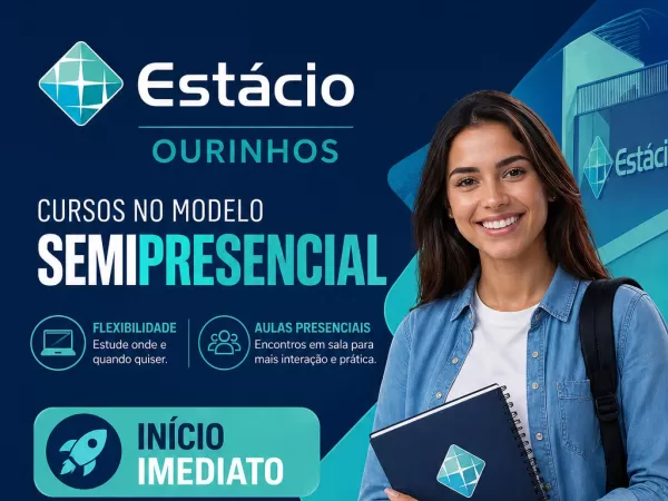 Novos cursos semipresenciais (turmas em abril) da Estácio Ourinhos unem praticidade, tecnologia e excelência na formação profissional