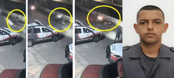 Policial militar morre após ser atropelado por motociclistas em fuga durante abordagem em São Paulo 